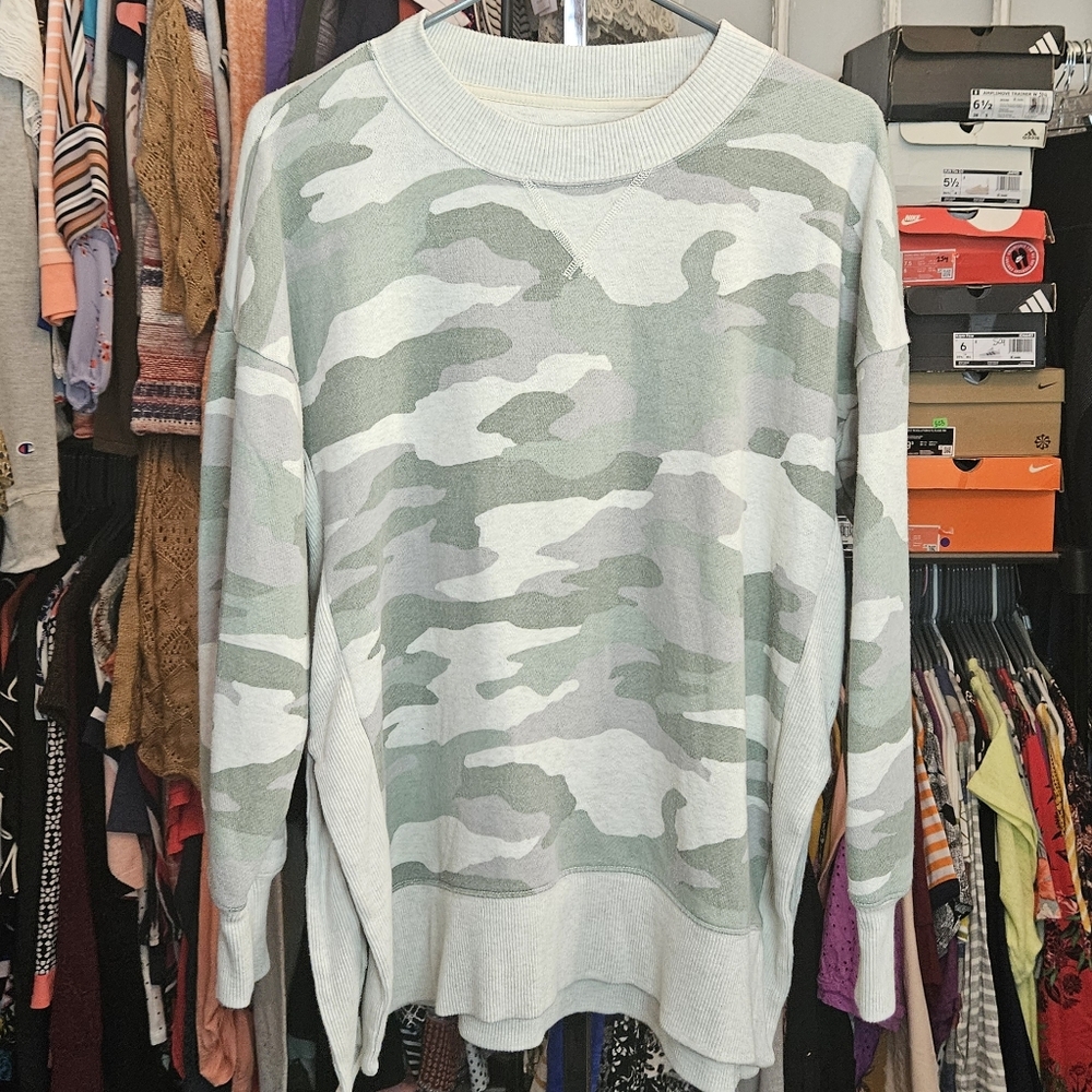 Aerie Womens Camouflage Crewnwck